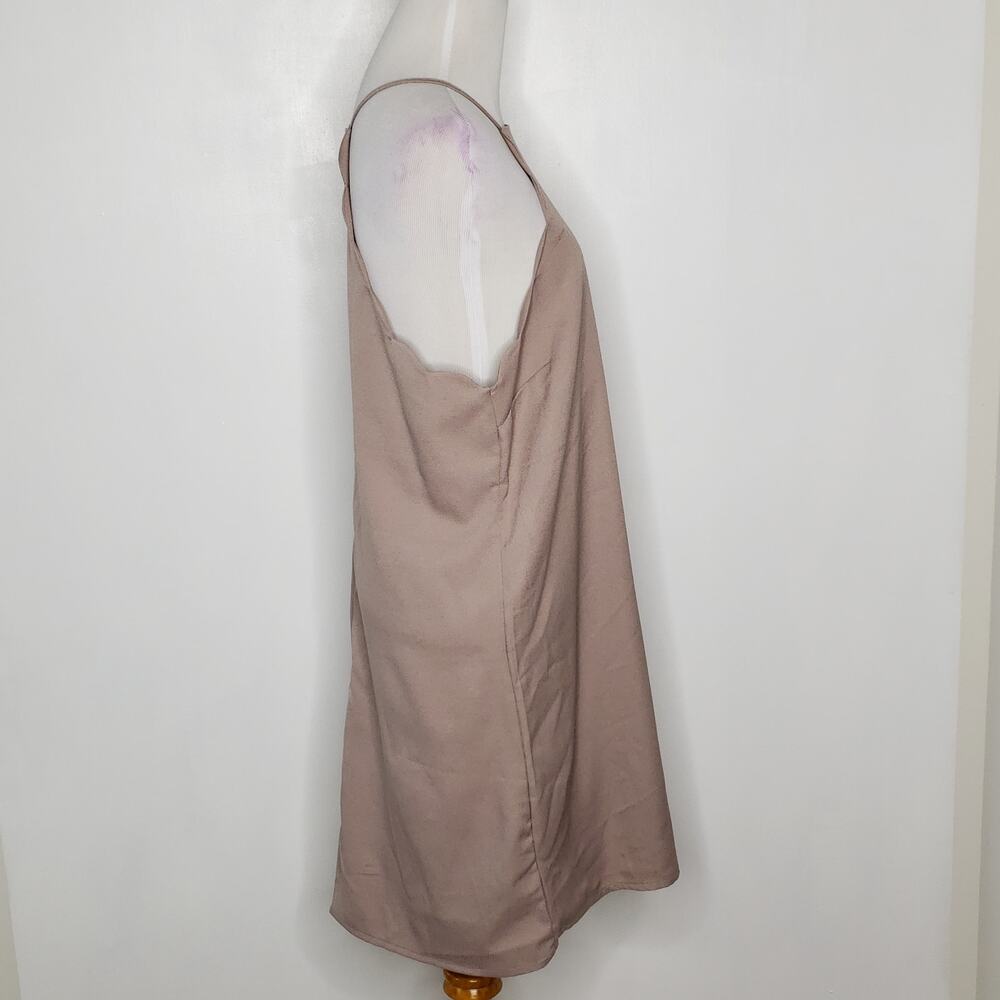 Lulus Endlessly Endearing Scalloped Trim Sheath D… - image 3